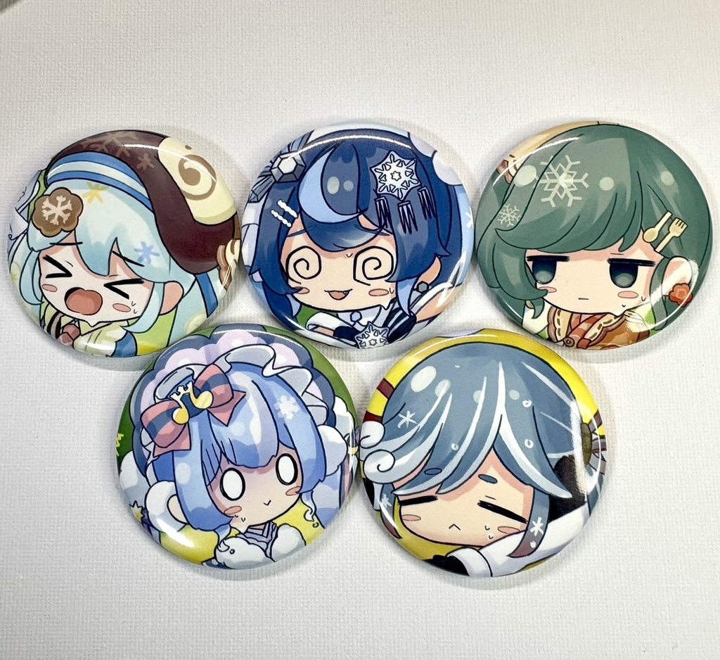 雪ミク缶バッジ