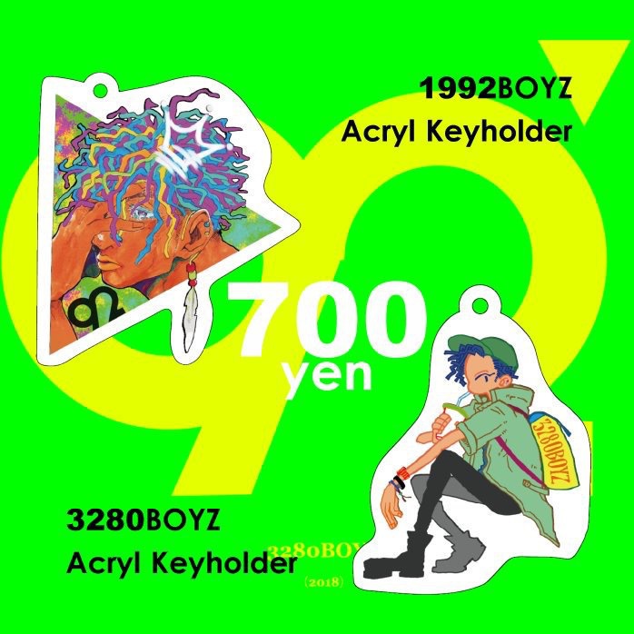1992BOYZ & 3280BOYZ Acryl Keyholder