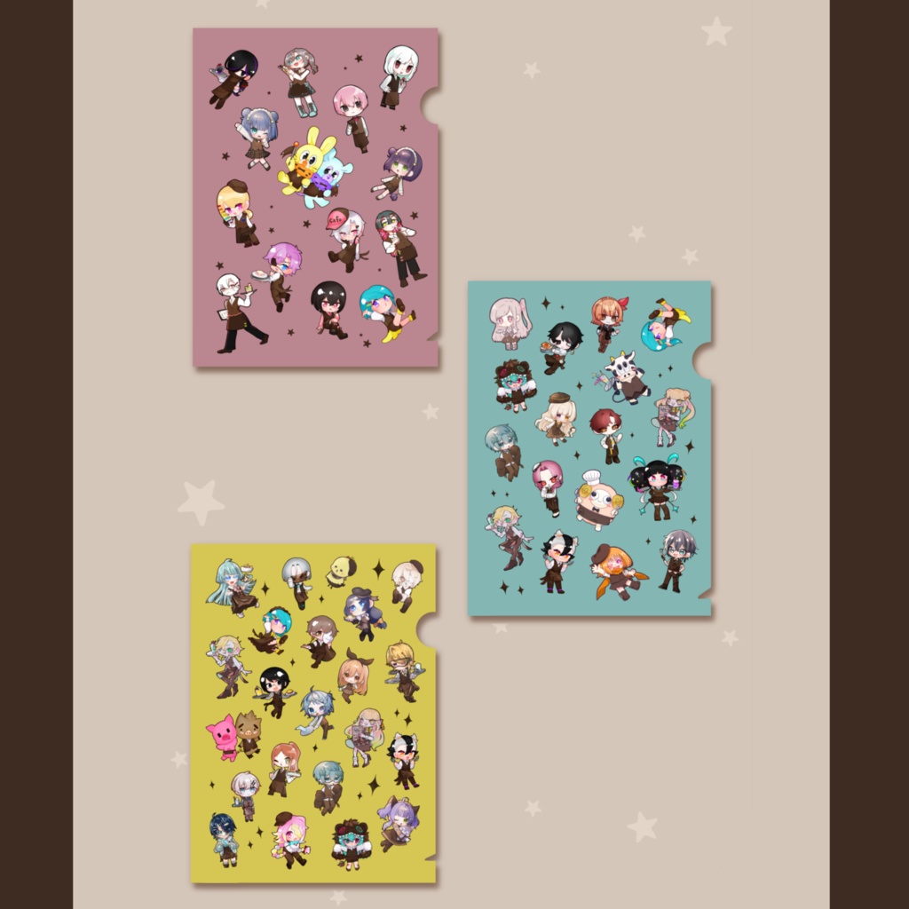 Cafeぱに!公式クリアファイル