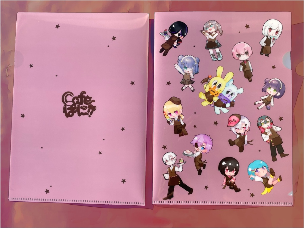 Cafeぱに!公式クリアファイル