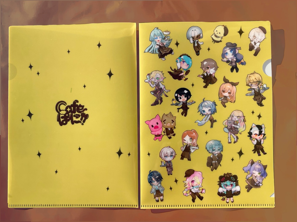 Cafeぱに!公式クリアファイル