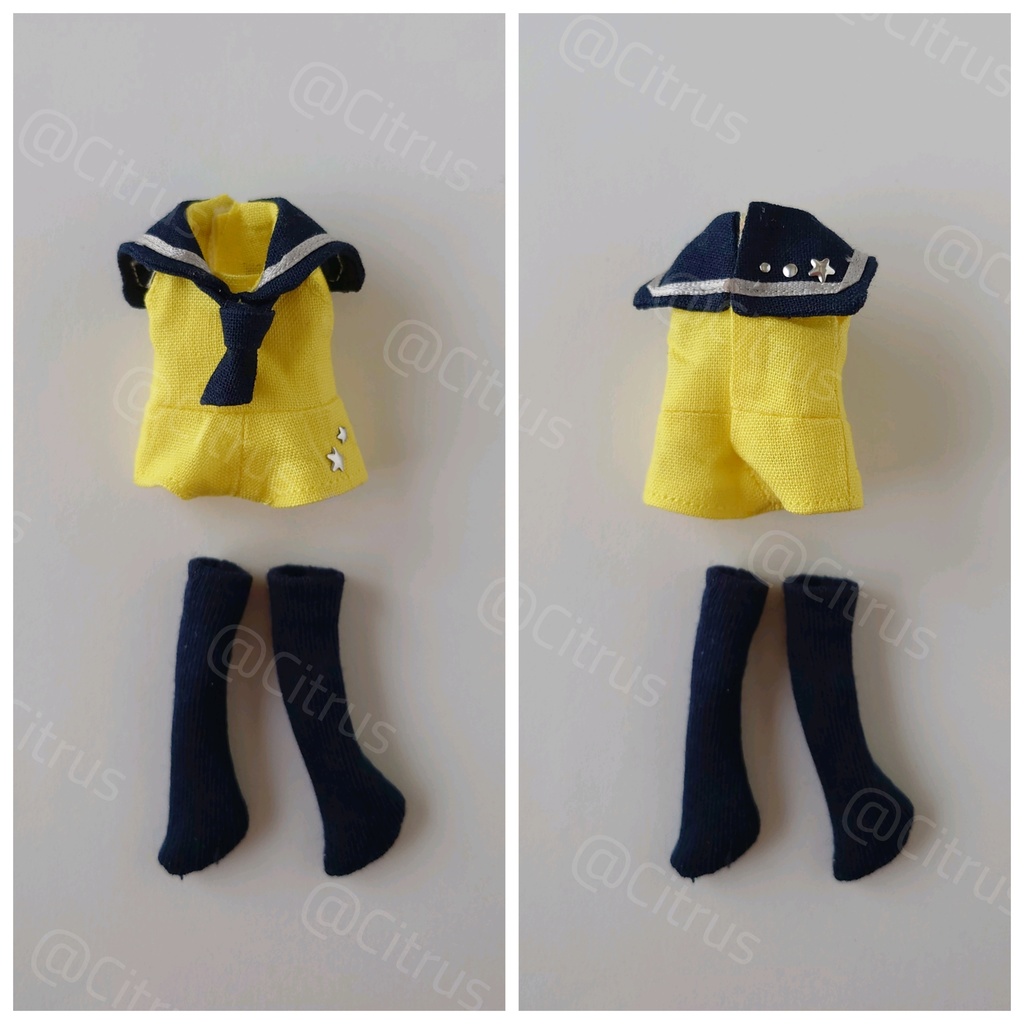 夏セーラー【オビツ11】ノーマルサイズのみ/身長調整不可