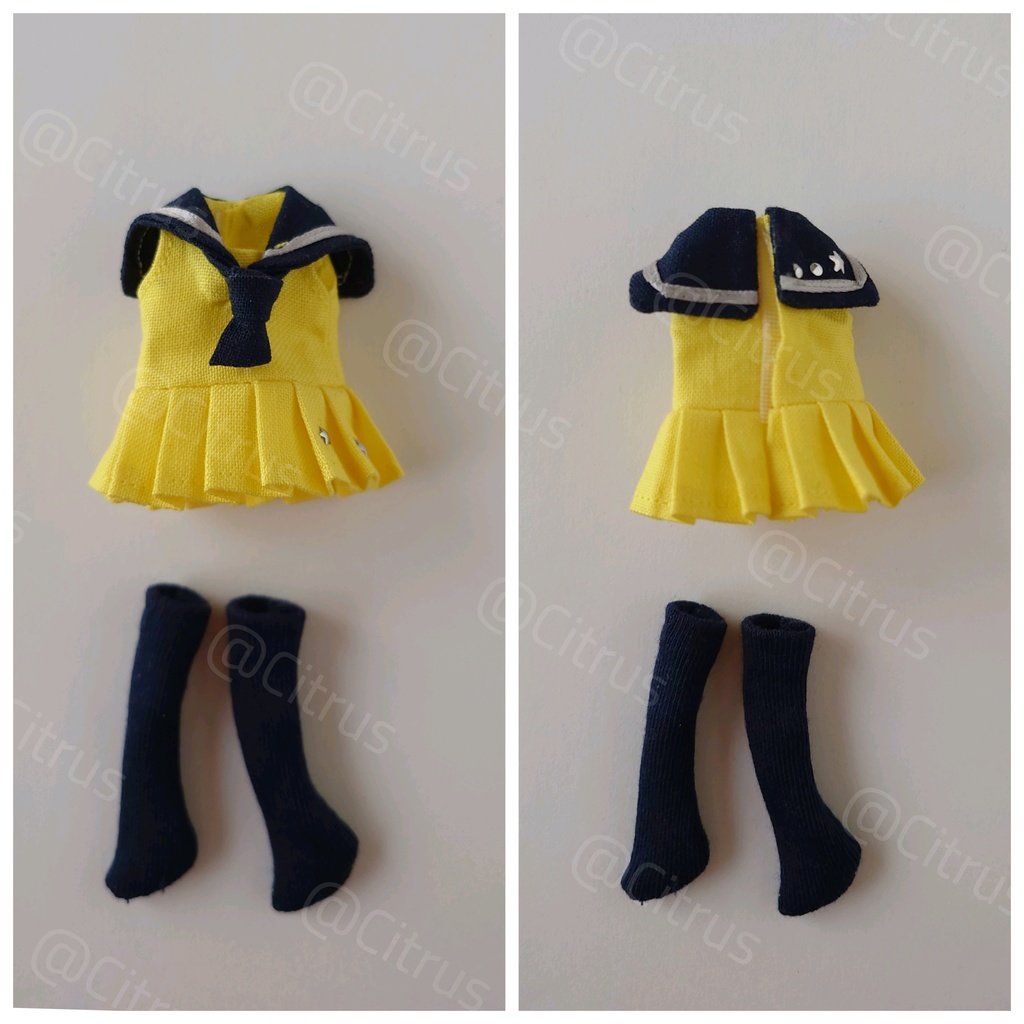 夏セーラー【オビツ11】ノーマルサイズのみ/身長調整不可