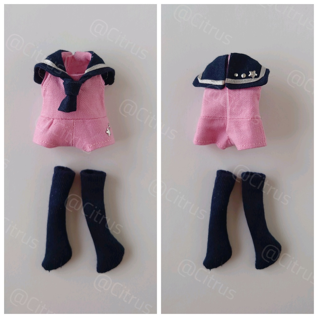 夏セーラー【オビツ11】ノーマルサイズのみ/身長調整不可