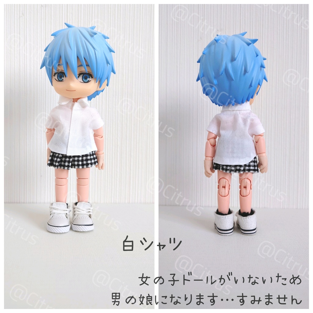 重ね着用スリムシャツ【オビツ11】ノーマル/身長調整サイズ共用