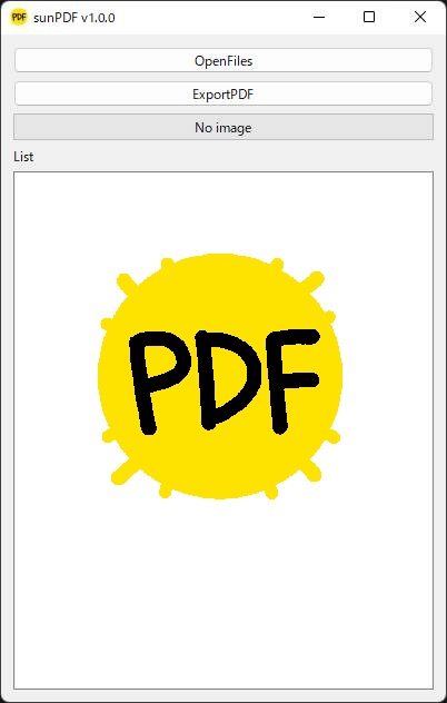 convert images to pdf「sunPDF」