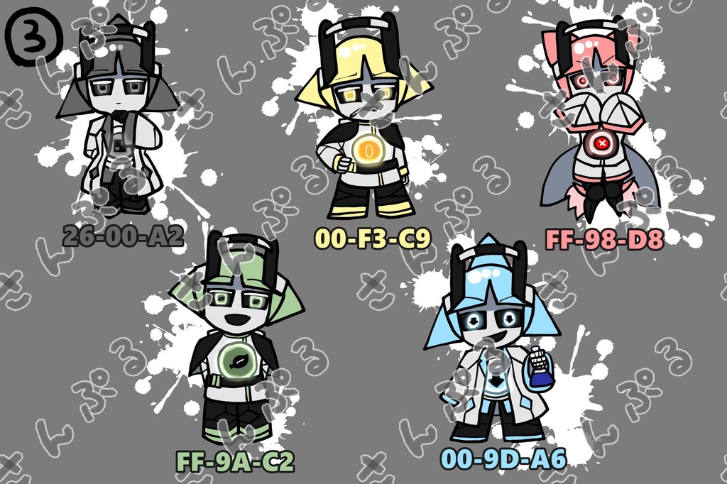 ぺそらぼアクキー　Ver.3
