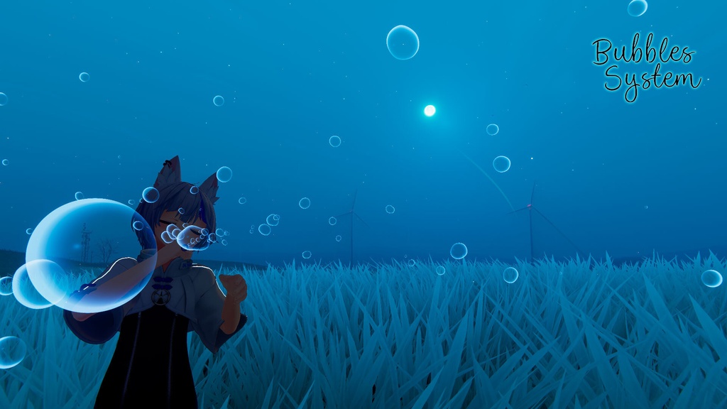 Bubbles System (シャボン玉ギミック)