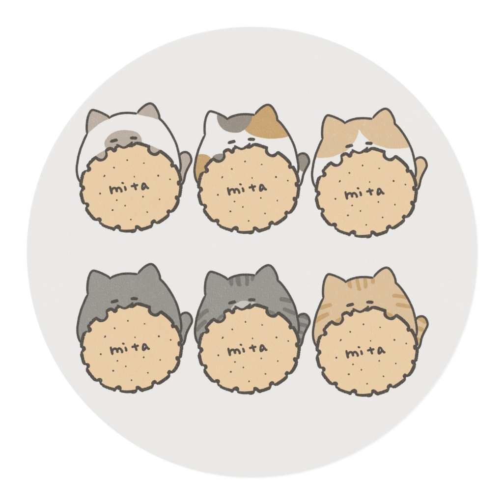 クッキーねこちゃんマステ