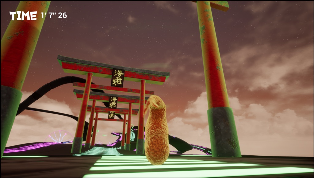 【無料Blender】エビフライのEbi-One