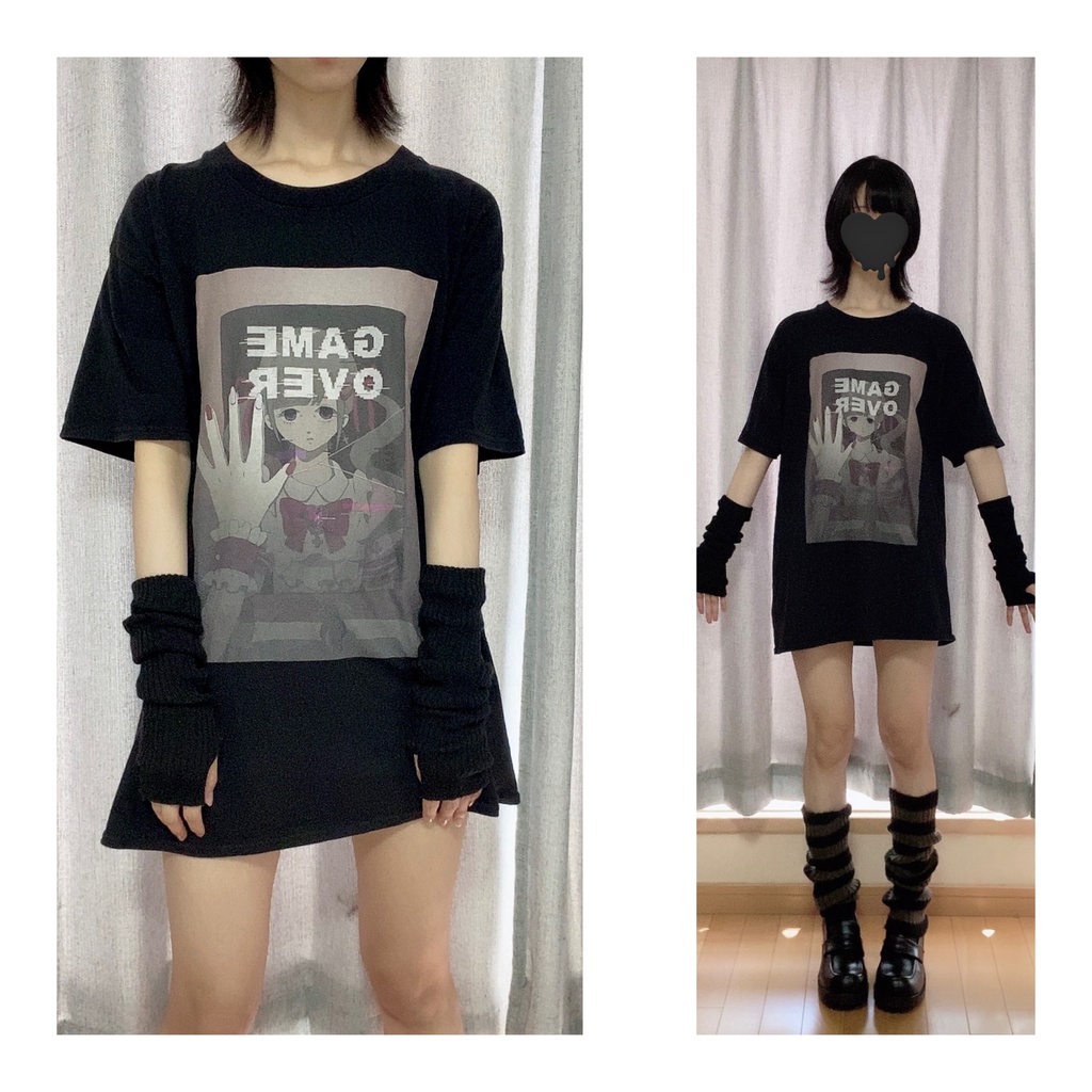 GAME OVER Tシャツ(仮想)
