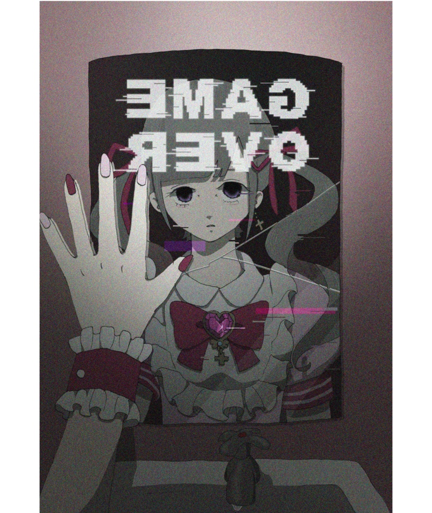 GAME OVER Tシャツ(仮想)