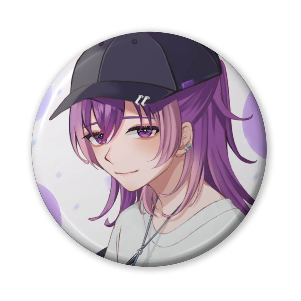 朔真イリス　缶バッジ