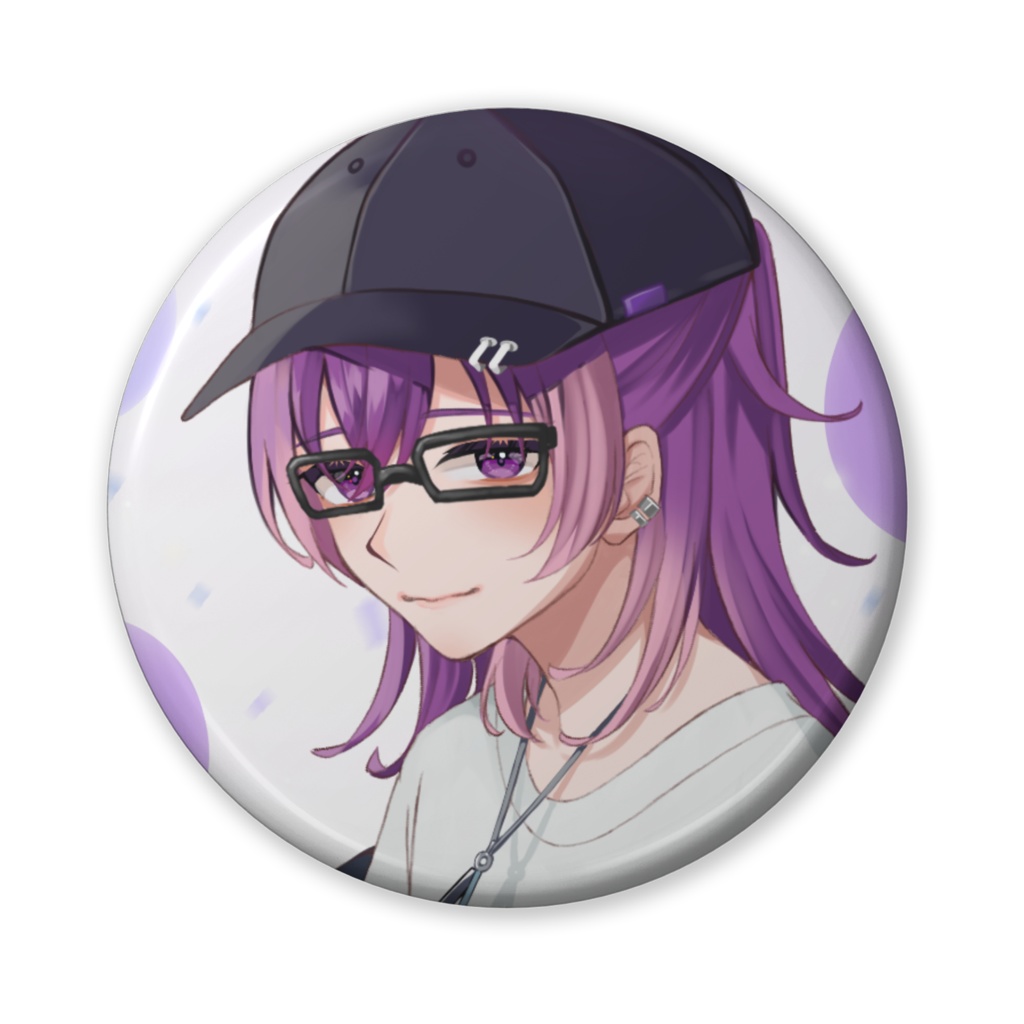 朔真イリス 缶バッジ