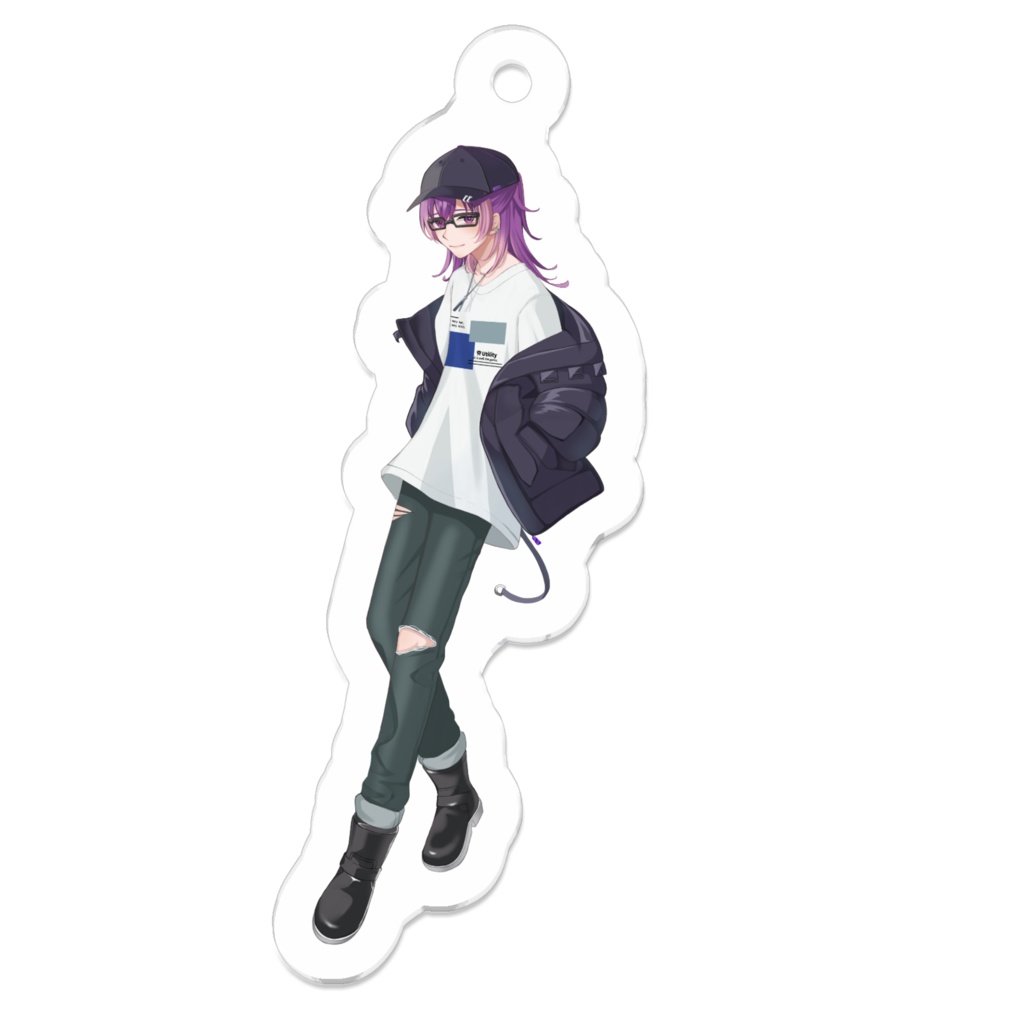 朔真イリス アクリルキーホルダー