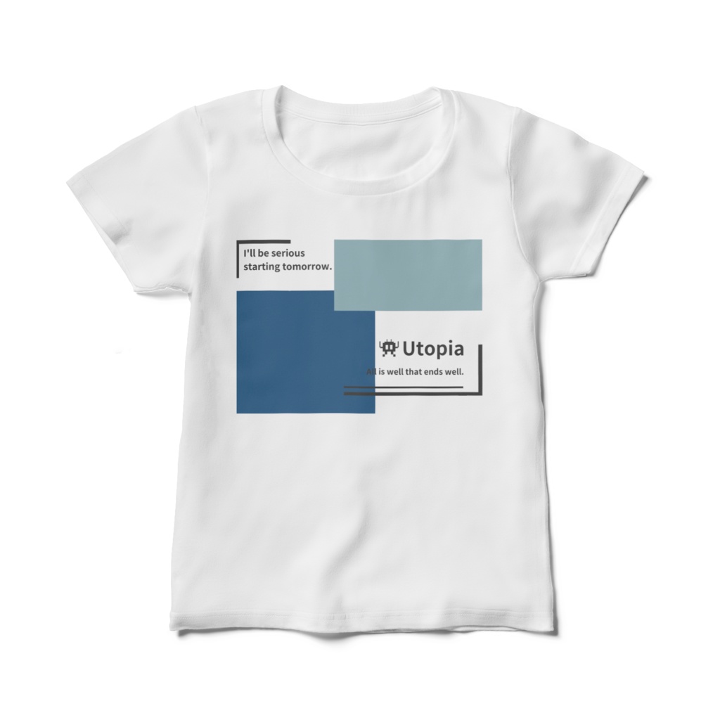 朔真イリスなりきりTシャツ-レディース