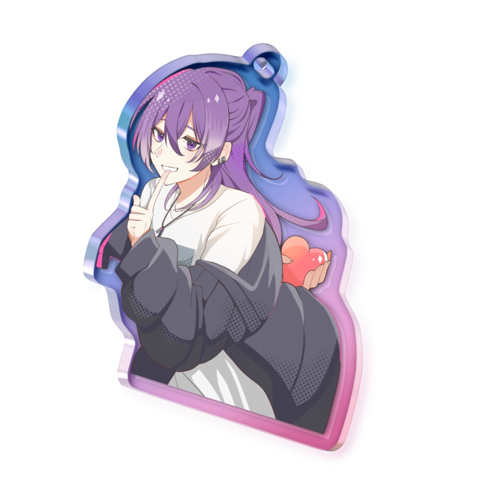 朔真イリス オーロラアクリルキーホルダー