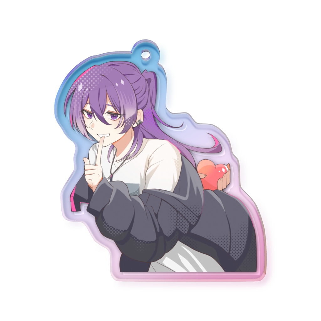 朔真イリス オーロラアクリルキーホルダー