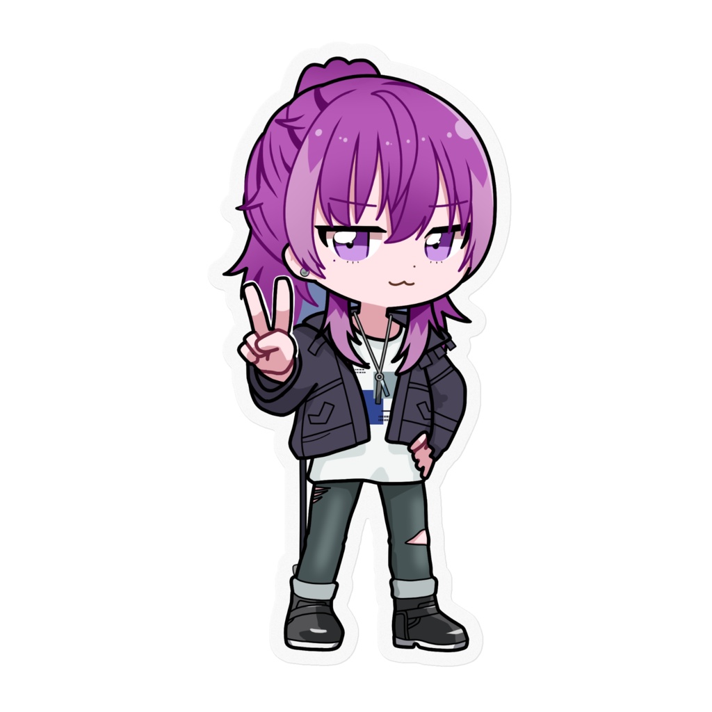 朔真イリス　ステッカーシリーズ