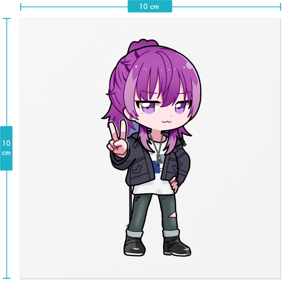 朔真イリス ステッカーシリーズ