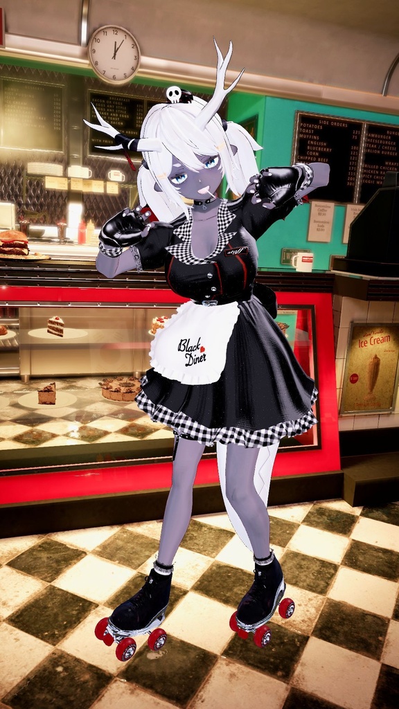 【セール中】Black Diner【3アバター対応】