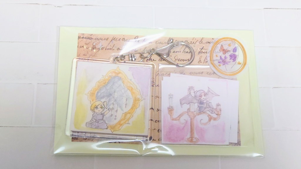 原画入りキーホルダーセット