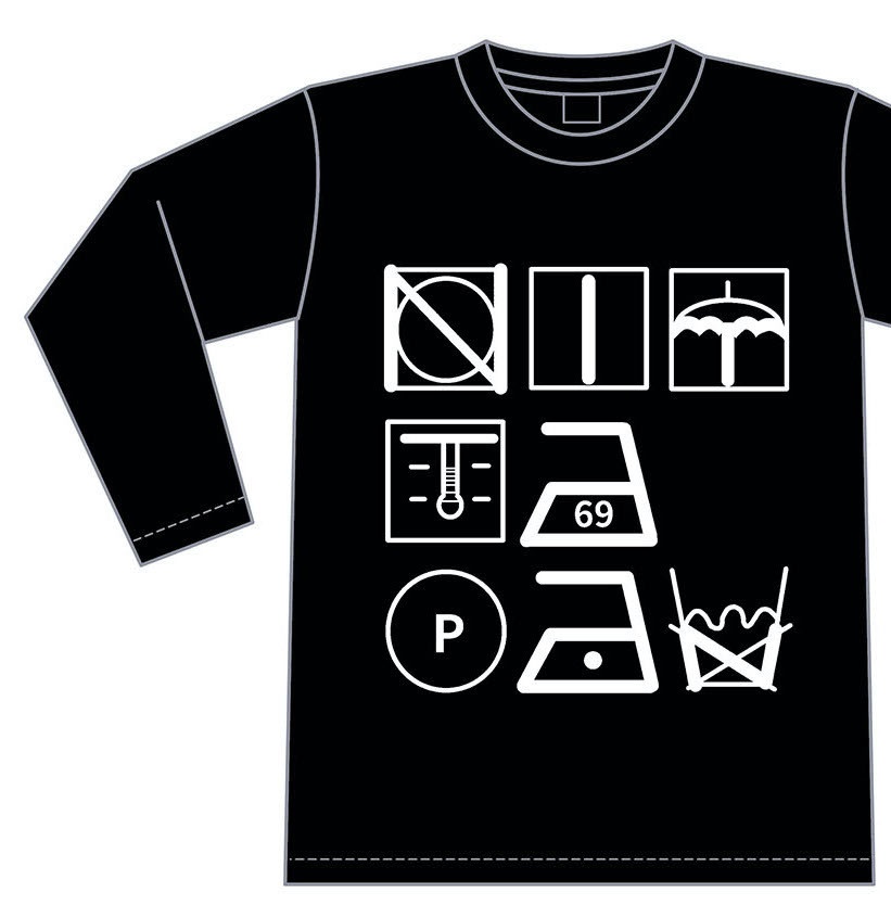 ニッタパン　ロングTシャツ　黒