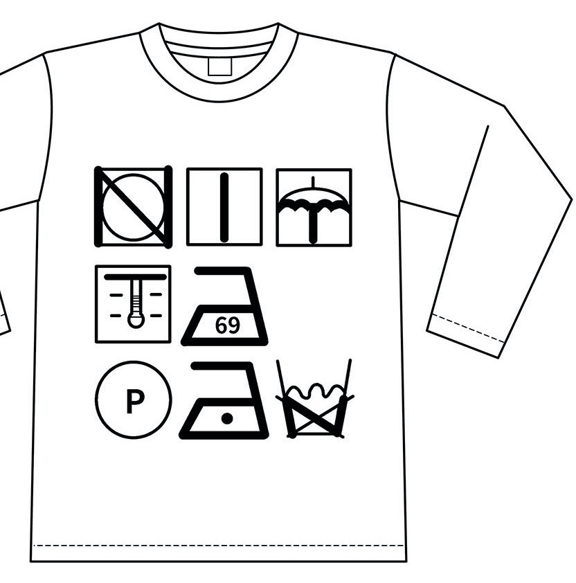 ニッタパン　ロングTシャツ　白