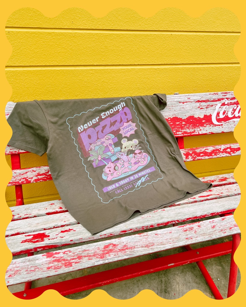 PIZZA Tシャツ🍕MAD PIZZA .Ver