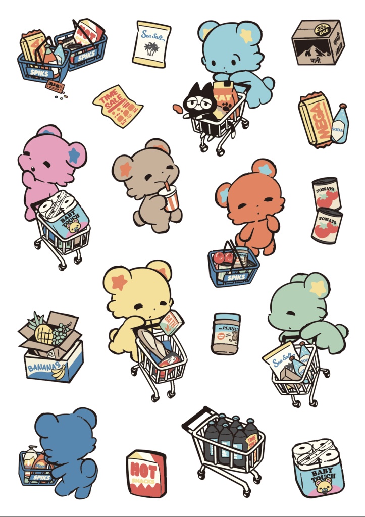 ぷっくりシール 各種