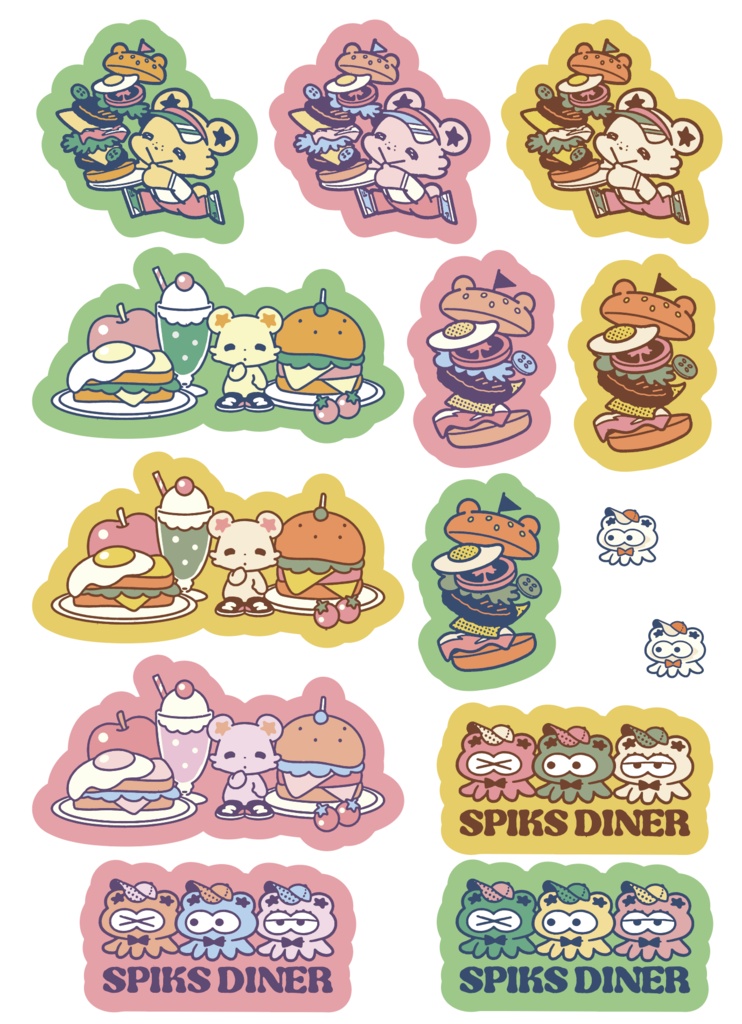 ぷっくりシール 各種