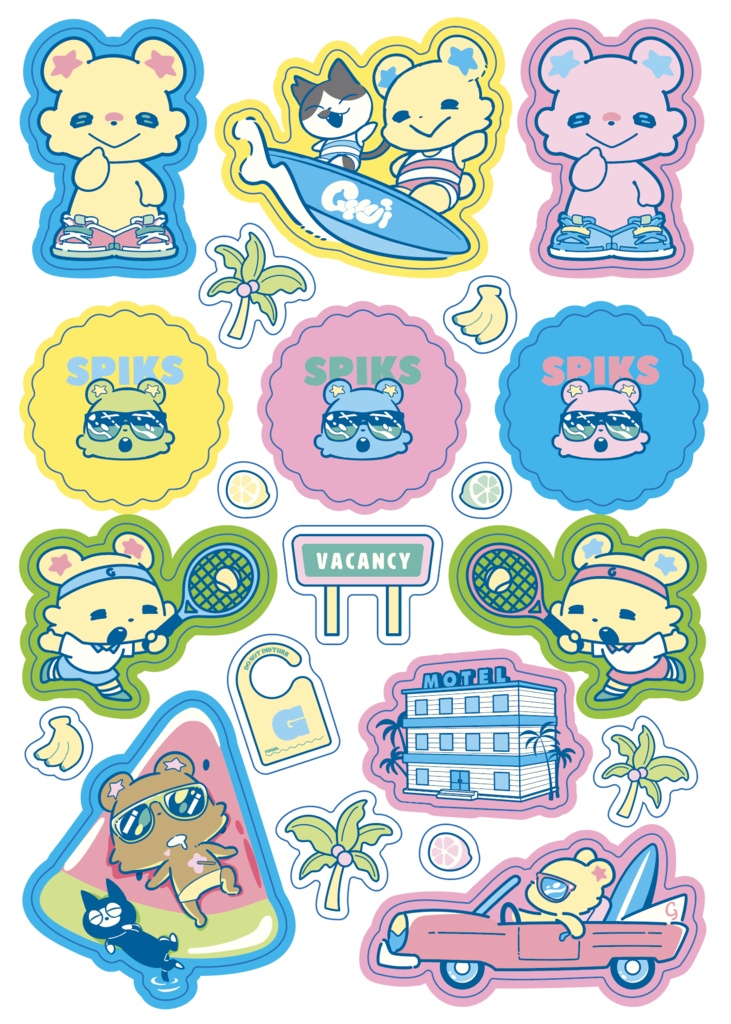 ぷっくりシール 各種