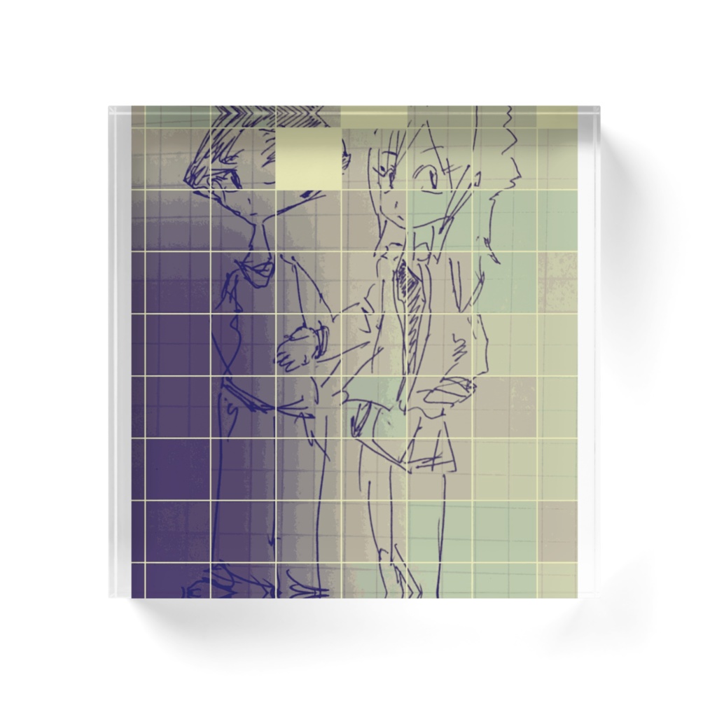 ヤミとヒカリのアクリルブロック