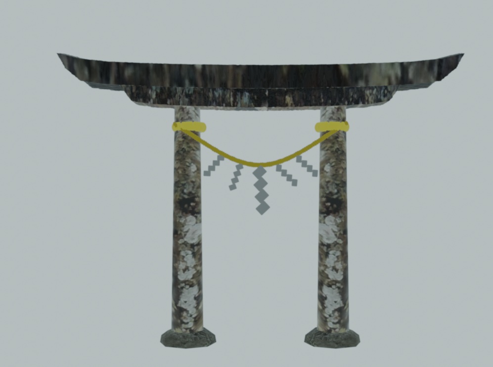 【3Dモデル】和風の鳥居 Japanese Torii Gate