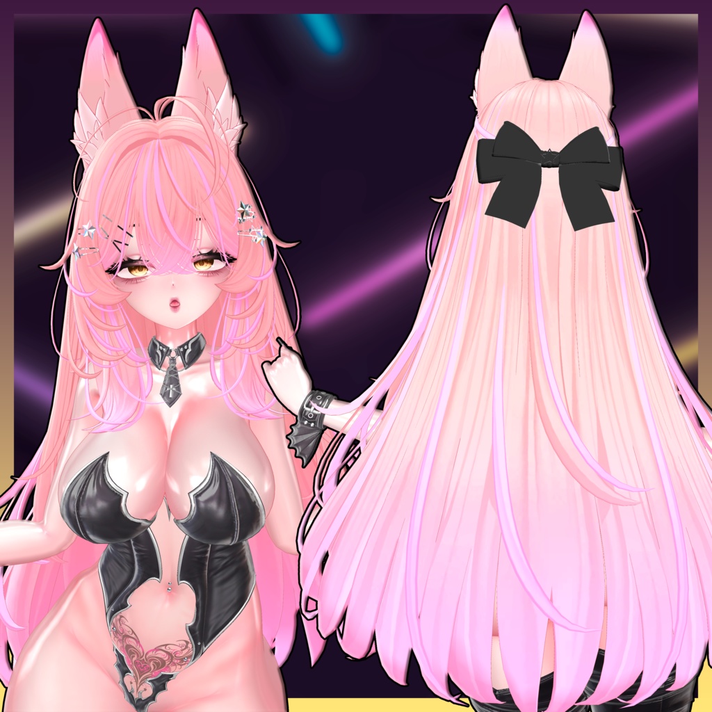 Lumi_Hair Hair Highlights Texture 【VRC Hair Texture - Kyee_N】