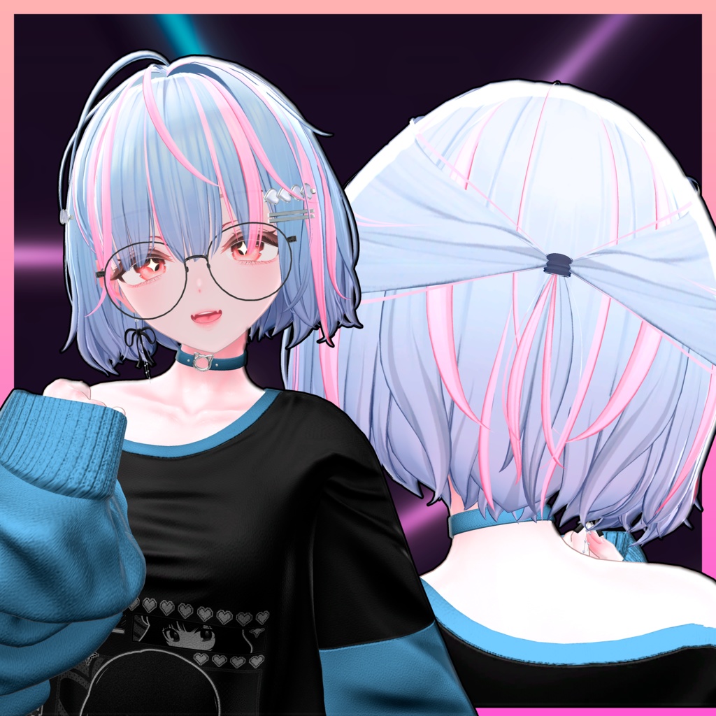 Ivy_Hair Hair Highlights Texture 【VRC Hair Texture - Nanaha】