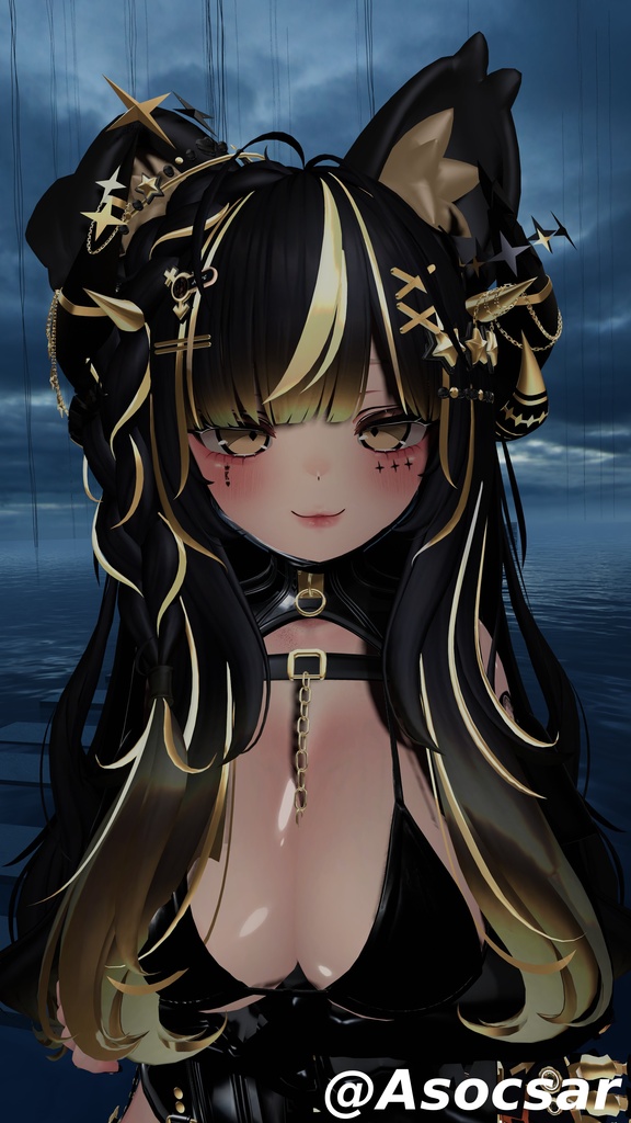 ♥ Bella_Hair ♥ Highlights Texture 【VRC Hair Texture - Nanaha】