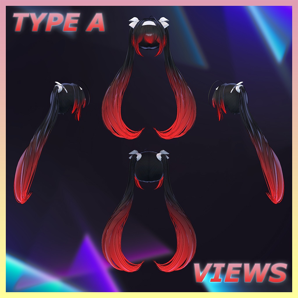 Clover Hair Highlights Texture 【VRC Hair Texture - DanaStudio】