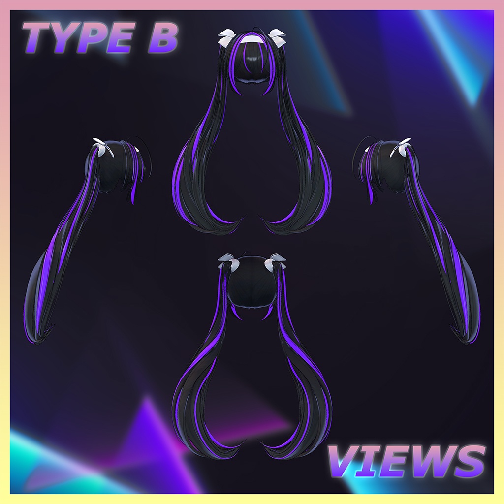 Clover Hair Highlights Texture 【VRC Hair Texture - DanaStudio】