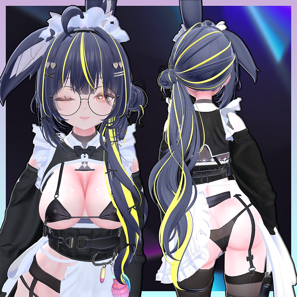 ♥ Kismet_Hair ♥ Highlights Texture 【VRC Hair Texture - Nanaha】