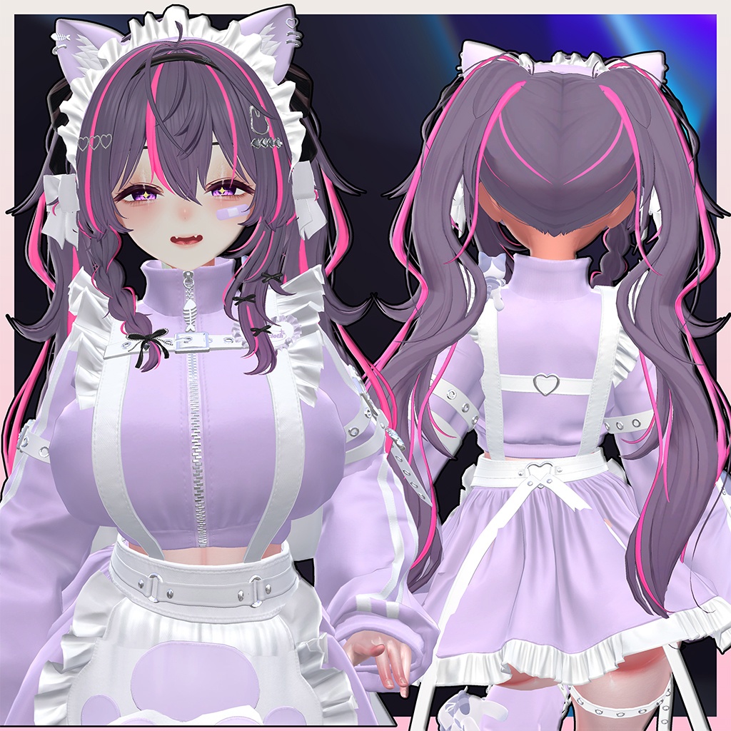 ♥ Lili_Hair ♥ Highlights Texture 【VRC Hair Texture - Nanaha】
