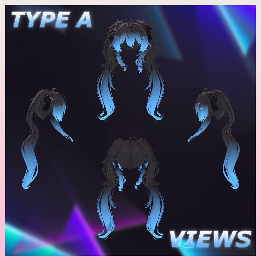 ♥ Lili_Hair ♥ Highlights Texture 【VRC Hair Texture - Nanaha】