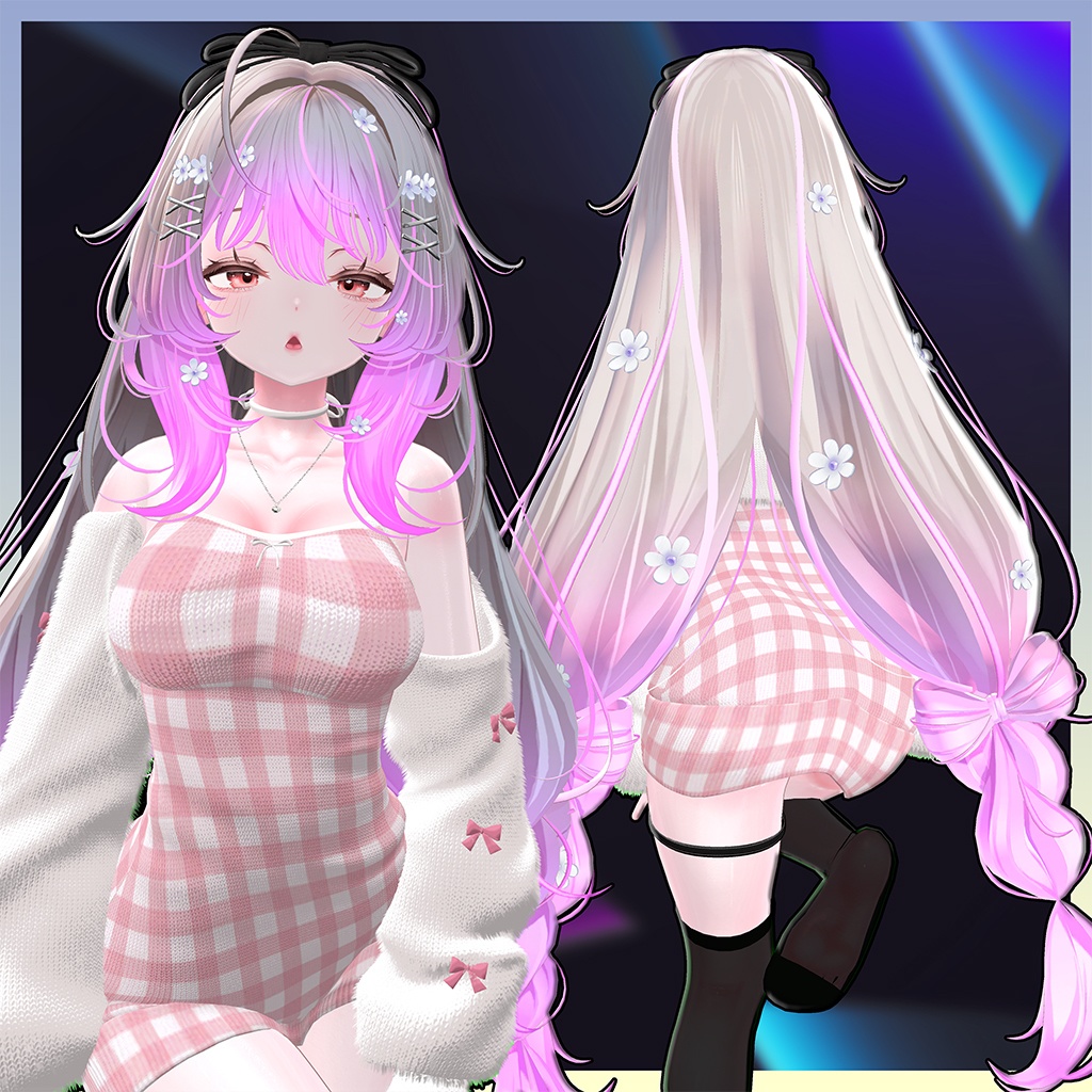 ♥ Daisy_Hair ♥ Highlights Texture 【VRC Hair Texture - Nanaha】