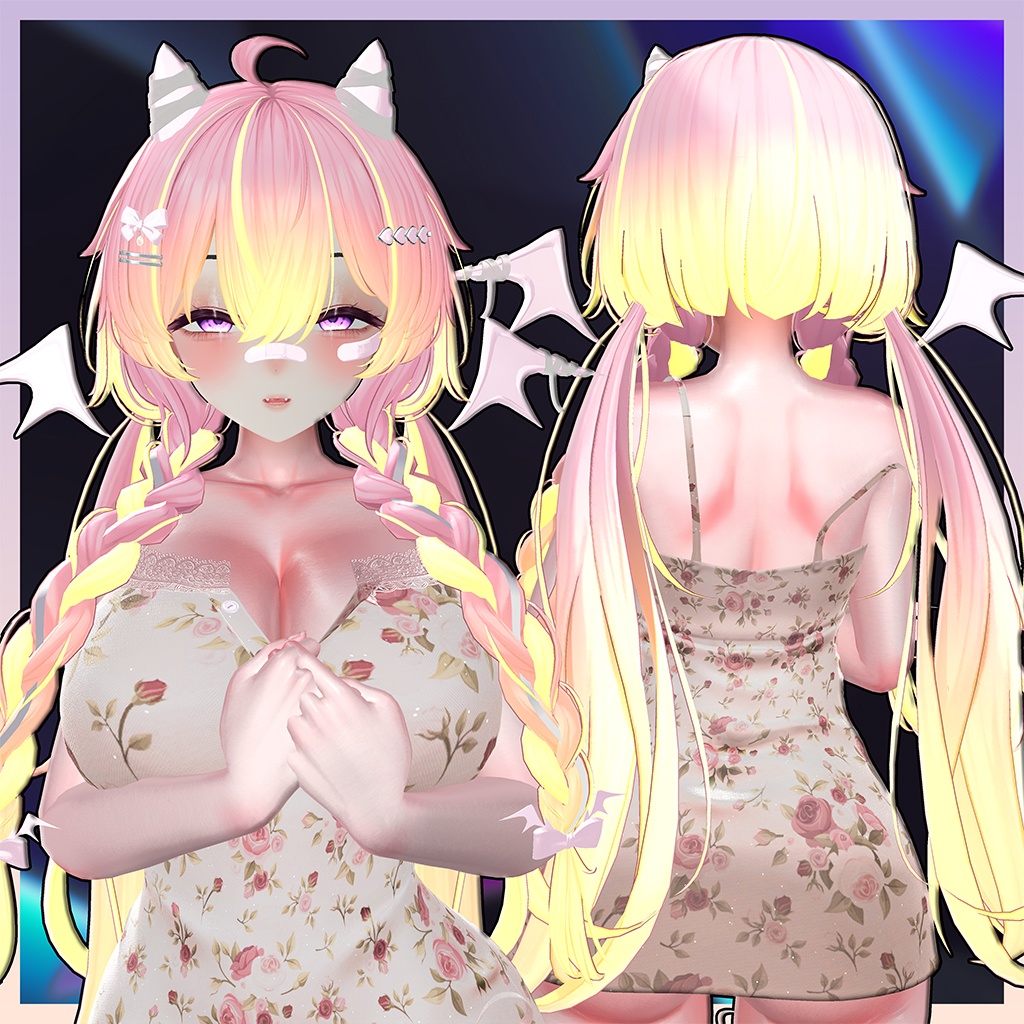 ♥ Nova_Hair ♥ Highlights Texture 【VRC Hair Texture - Nanaha】