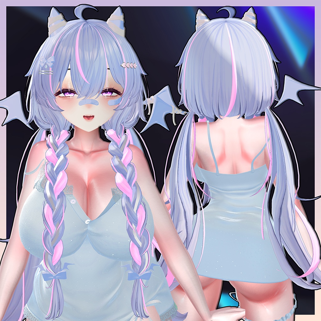 ♥ Nova_Hair ♥ Highlights Texture 【VRC Hair Texture - Nanaha】