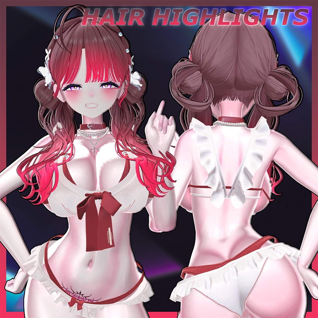 Vela_Hair Highlights Texture 【VRC Hair Texture - Kyee_N】
