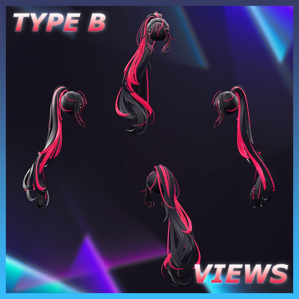 ♥ Oscar_Hair ♥ Highlights Texture 【VRC Hair Texture - Nanaha】