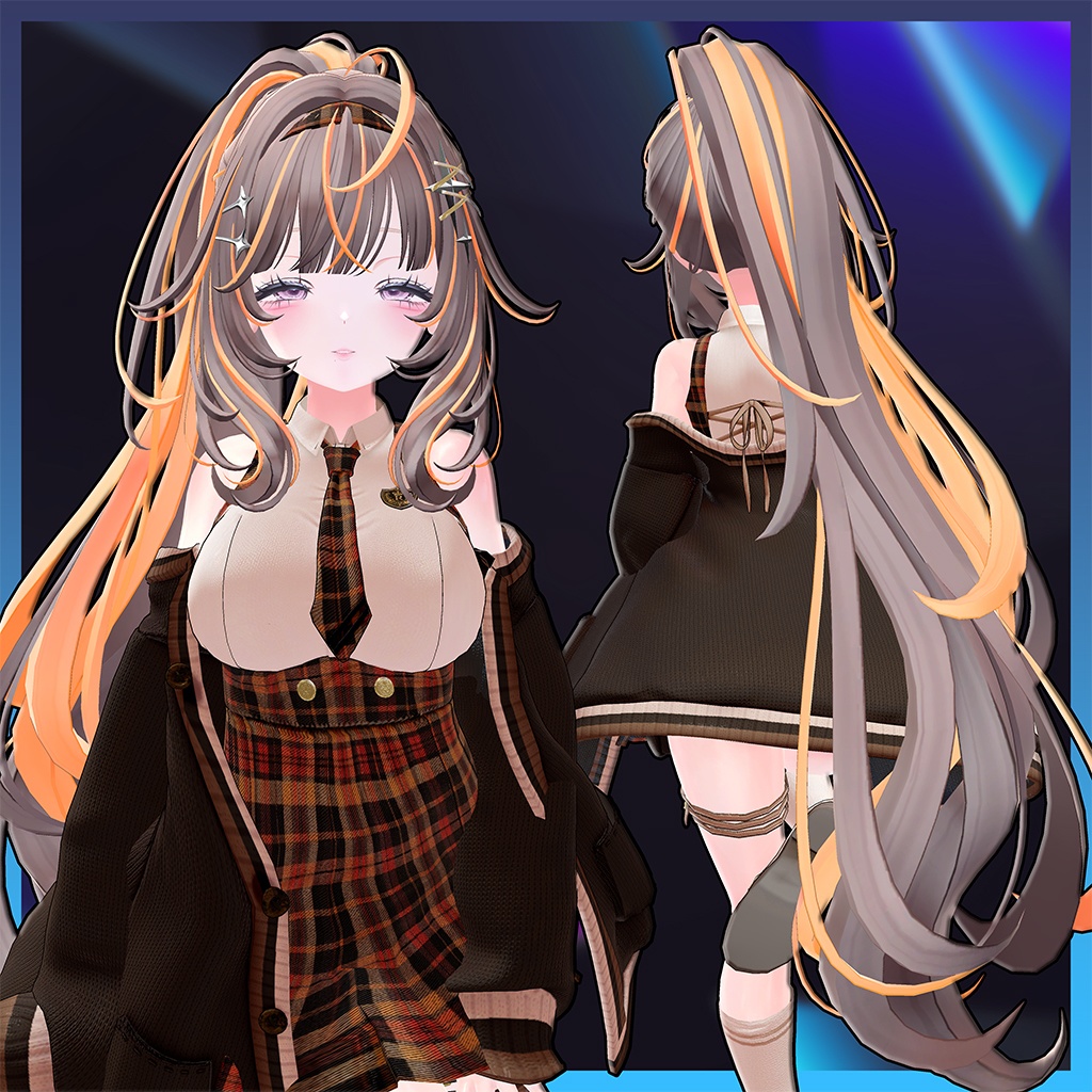 ♥ Oscar_Hair ♥ Highlights Texture 【VRC Hair Texture - Nanaha】