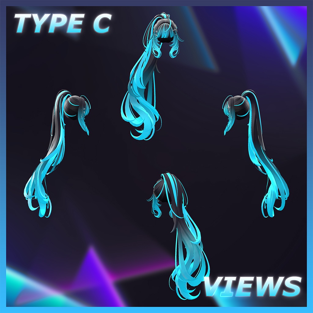 ♥ Oscar_Hair ♥ Highlights Texture 【VRC Hair Texture - Nanaha】