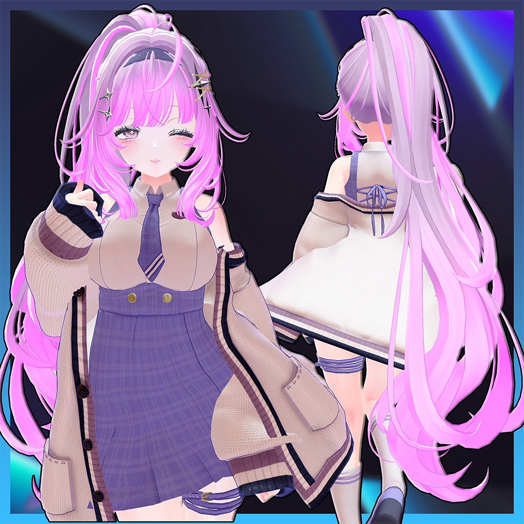 ♥ Oscar_Hair ♥ Highlights Texture 【VRC Hair Texture - Nanaha】